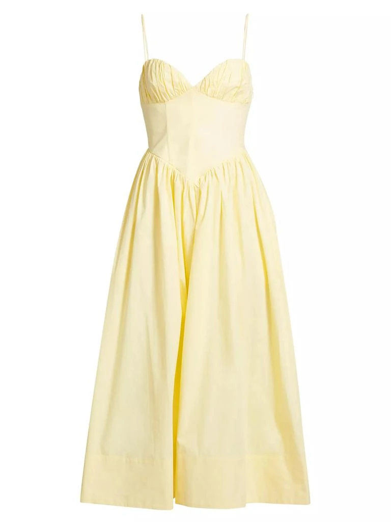 Ronny Kobo Carmine Cotton Fit & Flare Midi-Dress 1