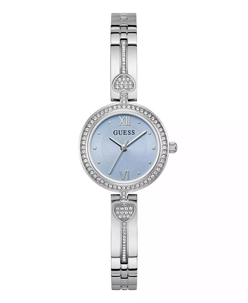 GUESS Women's Silver-Tone Analog Watch, 27mm 1