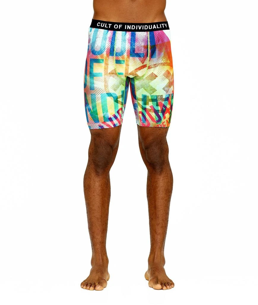 Cult Of Individuality CULT BRIEFS  2 PACK "PARADISE" PRINT/SURF BLUE SOLID 1