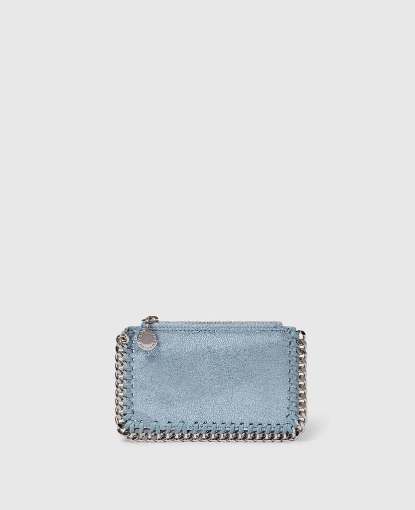 Stella McCartney Stella McCartney - Falabella Zip Cardholder, Woman, Sapphire blue 1
