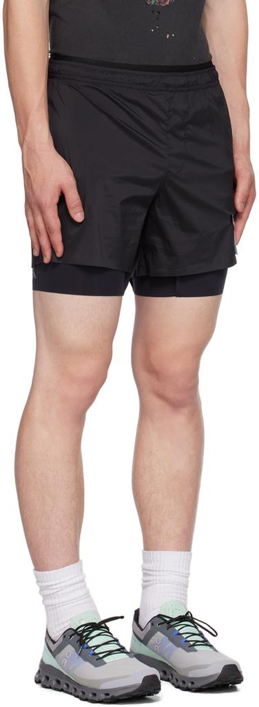 Satisfy Black TechSilk 8" Shorts