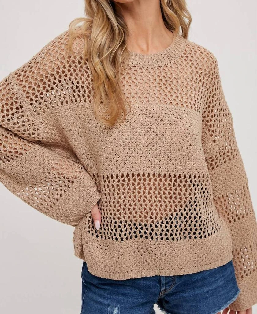 BluIvy Bluivy - OPEN-KNIT SWEATER PULLOVER 2