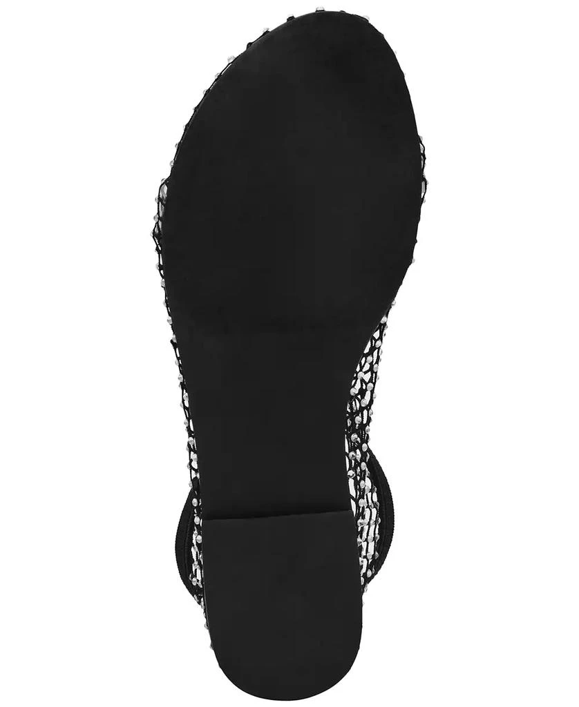 Steve Madden Women's Mino Mesh Rhinestone Flats 5