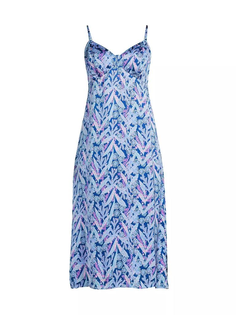 Lilly Pulitzer Keana Floral Satin Slipdress 1