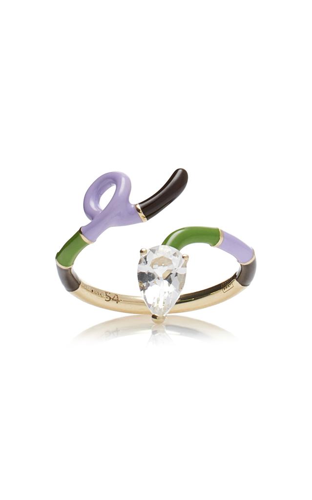 Bea Bongiasca Bea Bongiasca - 9K Gold; Crystal; And Enamel Ring - Multi - US 6 - Moda Operandi - Gifts For Her