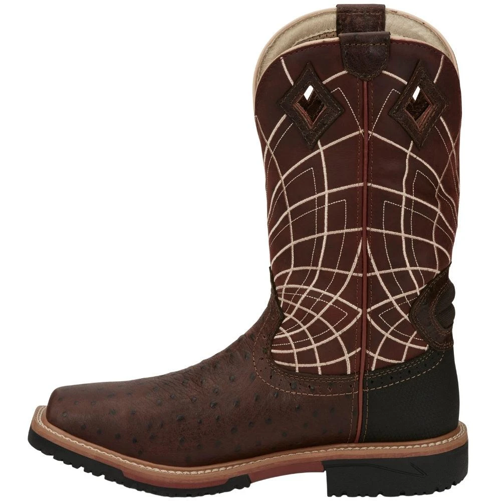 Justin Original Workboots Derrickman 12 inch Waterproof Steel Toe Work Boots 3