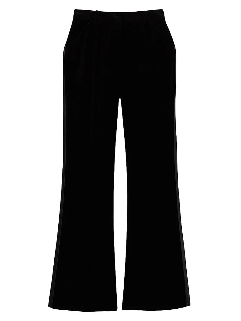REISS Parisa Velvet Tuxedo Pants 1