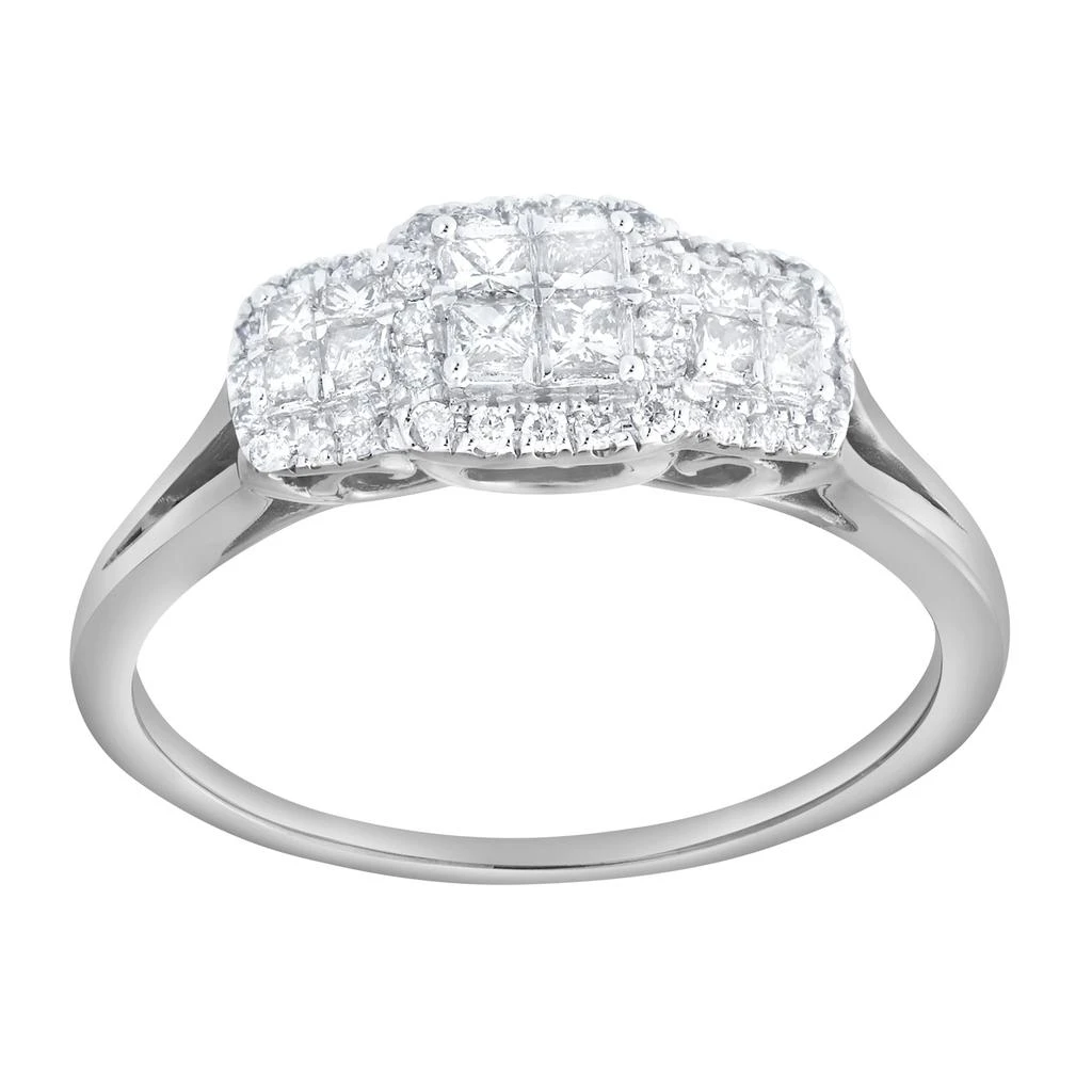 LuvMyJewelry Varenne 0.35 Ct 10K Gold Diamond Ring
