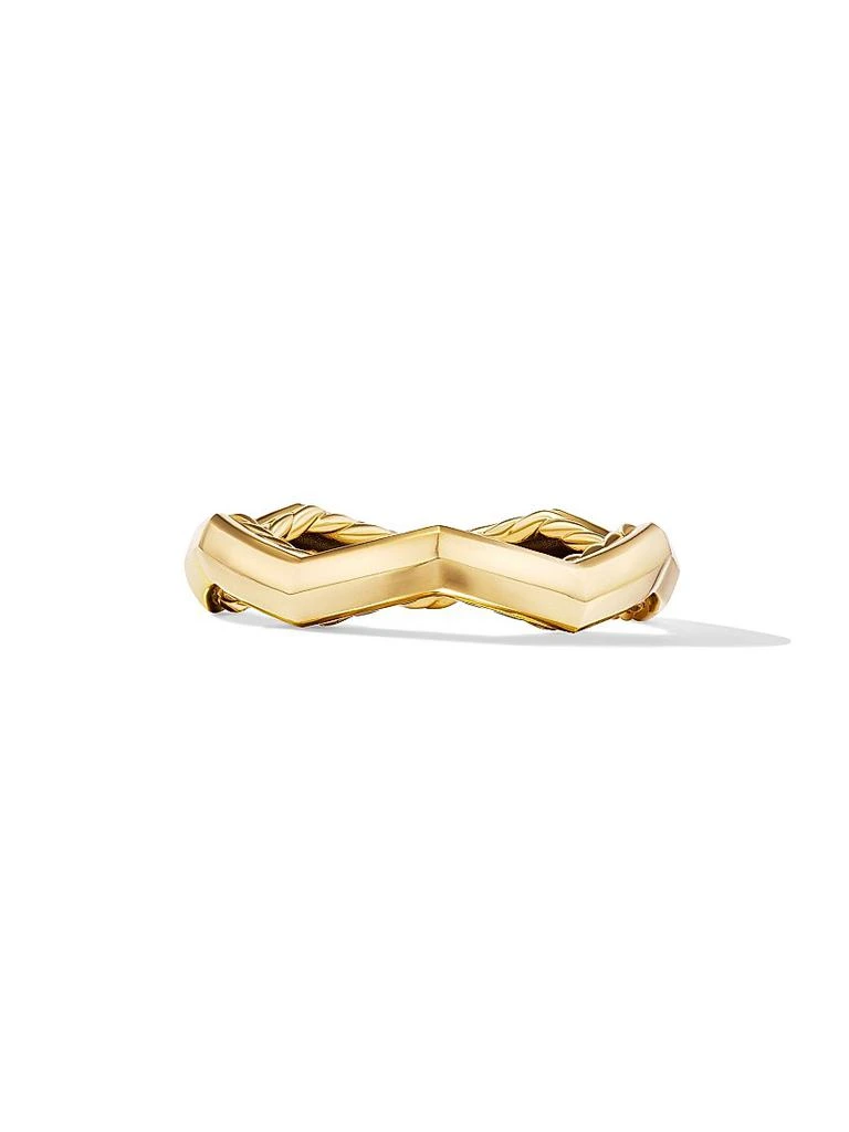David Yurman Zig Zag Stax™ Ring in 18K Yellow Gold, 3MM 3