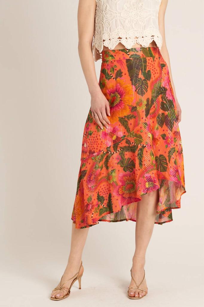 En Creme En Creme - Tropical Midi Skirt