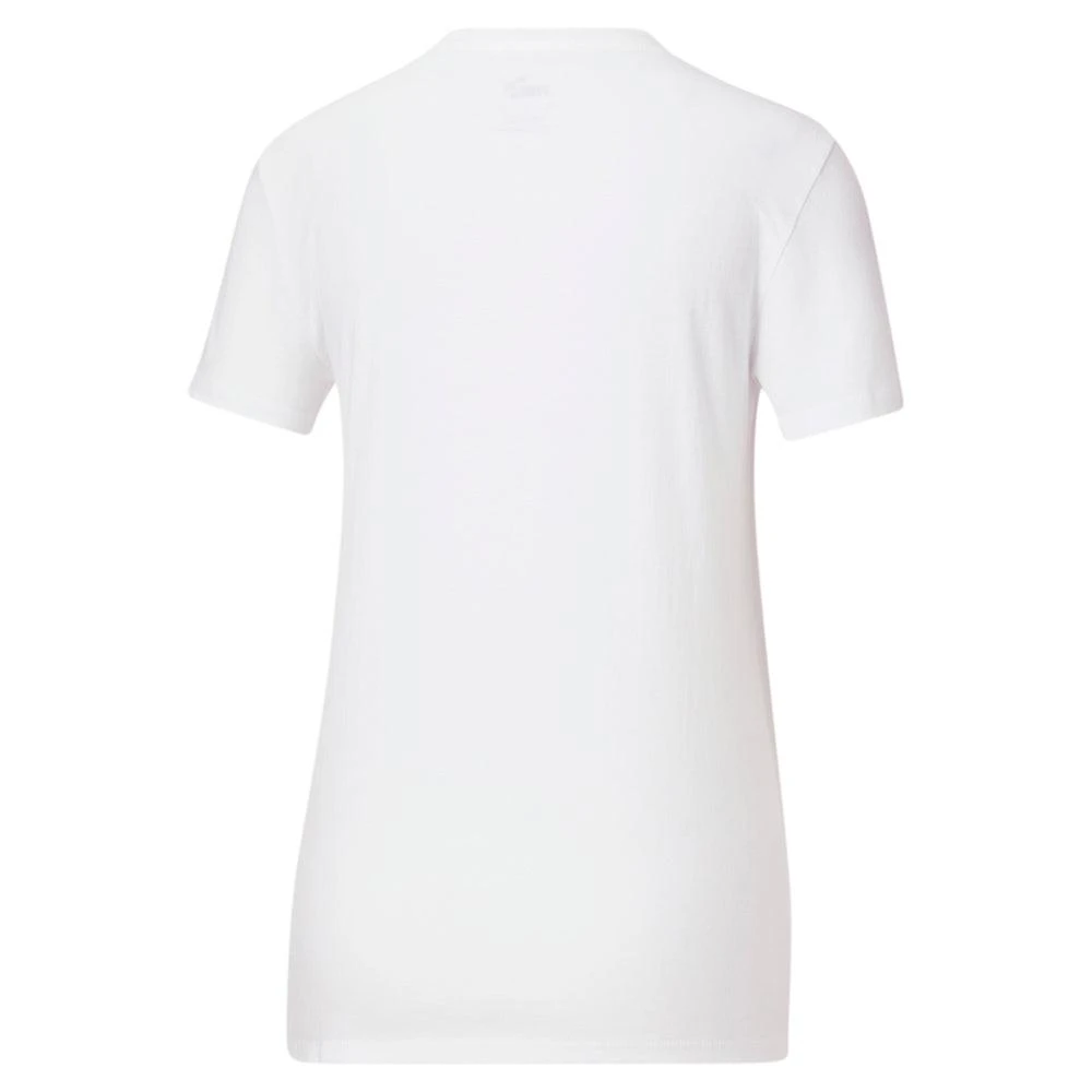 Puma Logo Overlay Crew Neck Short Sleeve T-Shirt 4