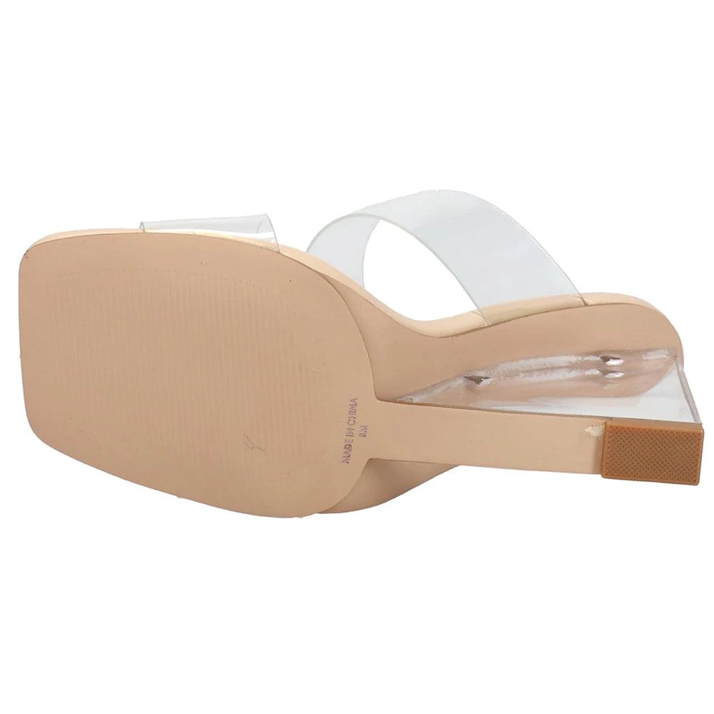 Steve Madden Isa Clear Wedge Sandals 5
