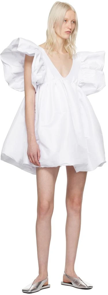 Kika Vargas SSENSE Exclusive White Adri Minidress 4