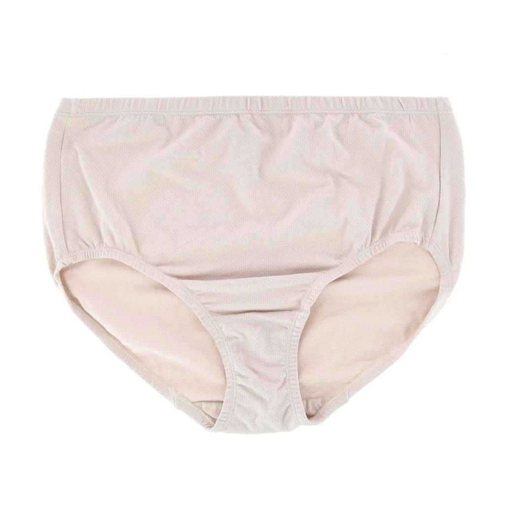 The Loom Women's Plus Size Cotton-Mesh Brief Underwear (6 Pack) 3