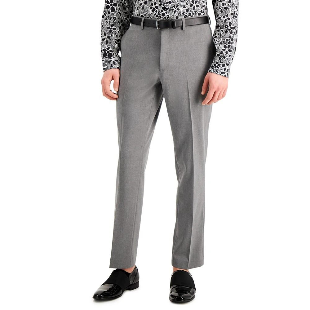 Men's Slim-Fit Gray Solid Suit Pants, Created for Macy's  On Sale Now with  Up to 50% Off | Discover Exclusive Deals & Savings at BeyondStyle   Authentic INC International pants|men's clothing