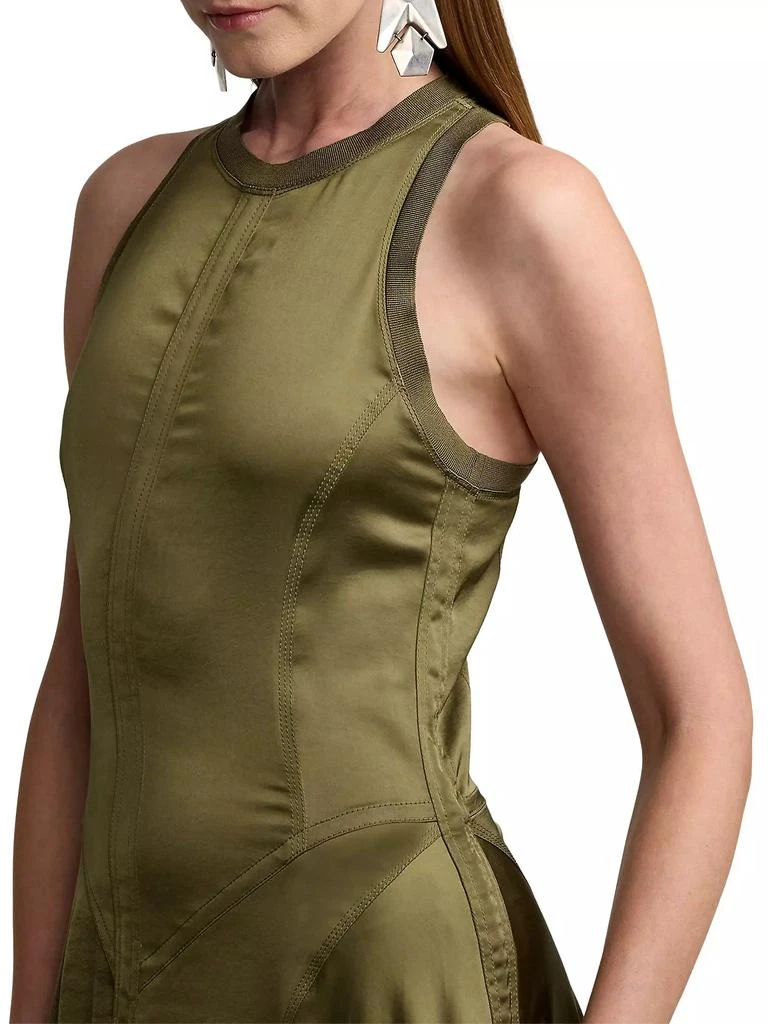 Ralph Lauren Sienna Satin Sleeveless Midi-Dress 7