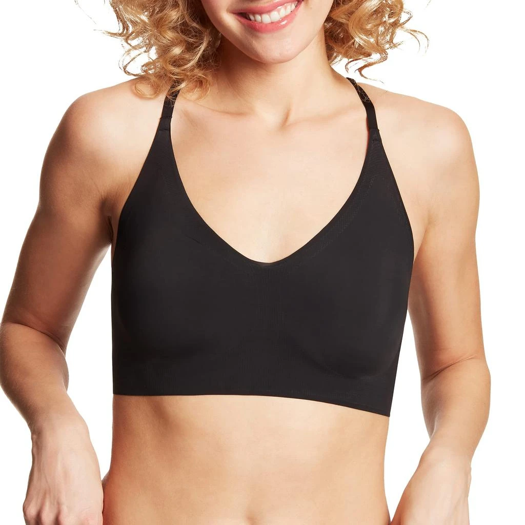 Maidenform Women's Pure Comfort V-Neck Lace Back Wireless Bralette DM7679 1