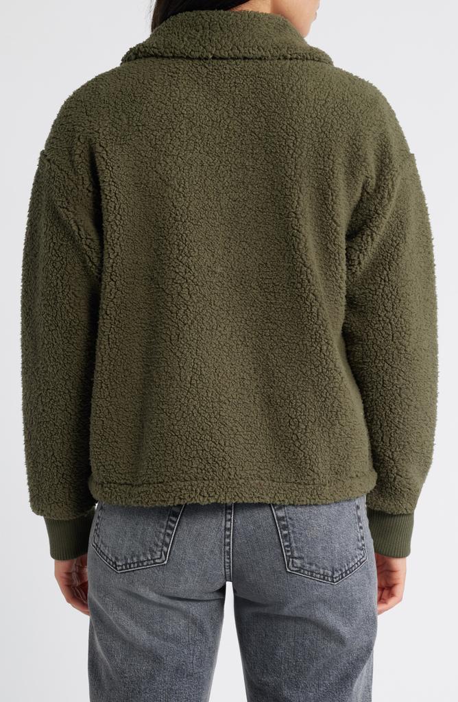Caslon Brushed Fleece Jacket