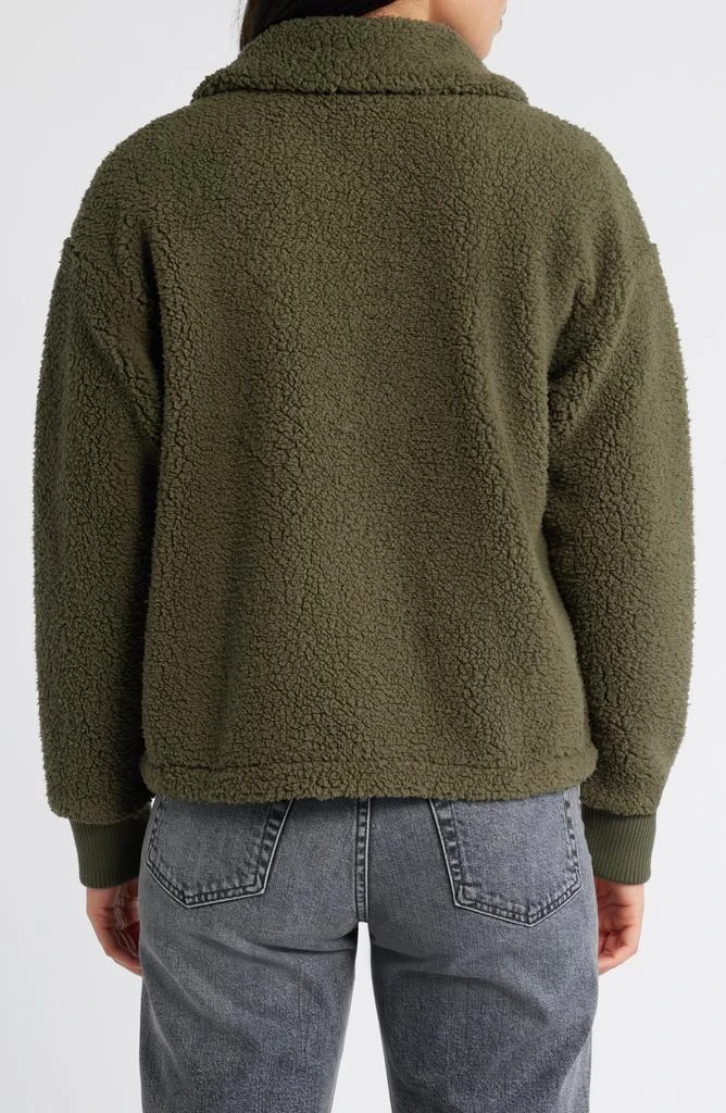 Caslon Brushed Fleece Jacket 2