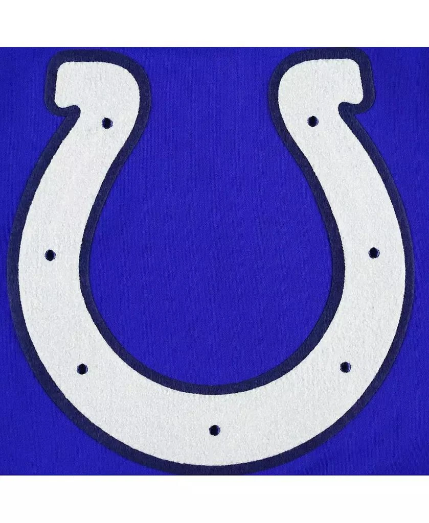 Pro Standard Men's Royal Indianapolis Colts Mash Up Pullover Sweatshirt 4