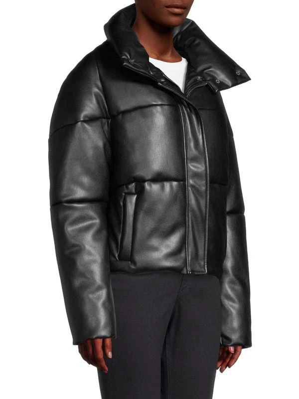 Apparis Jemma Faux Leather Puffer Jacket 3