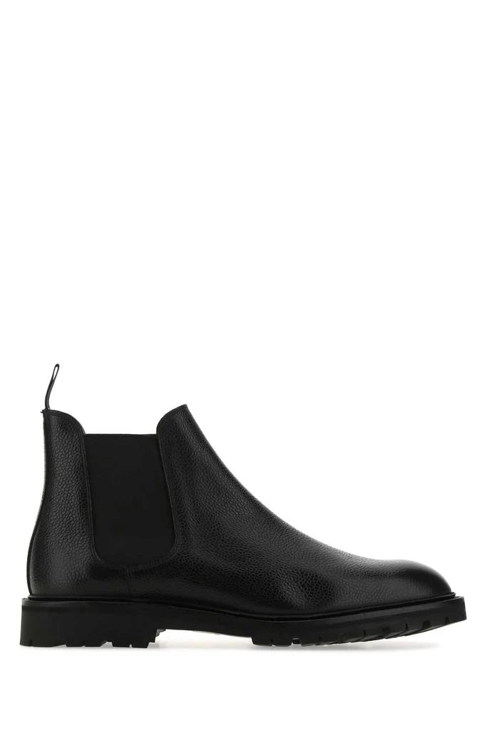 Crockett & Jones Black Leather Chelsea 11 Ankle Boots 1