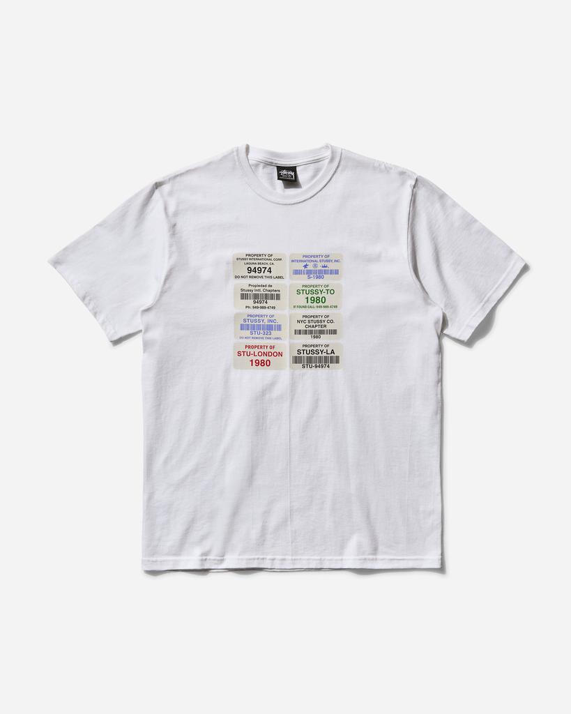 STUSSY Men's Codes T-Shirt White