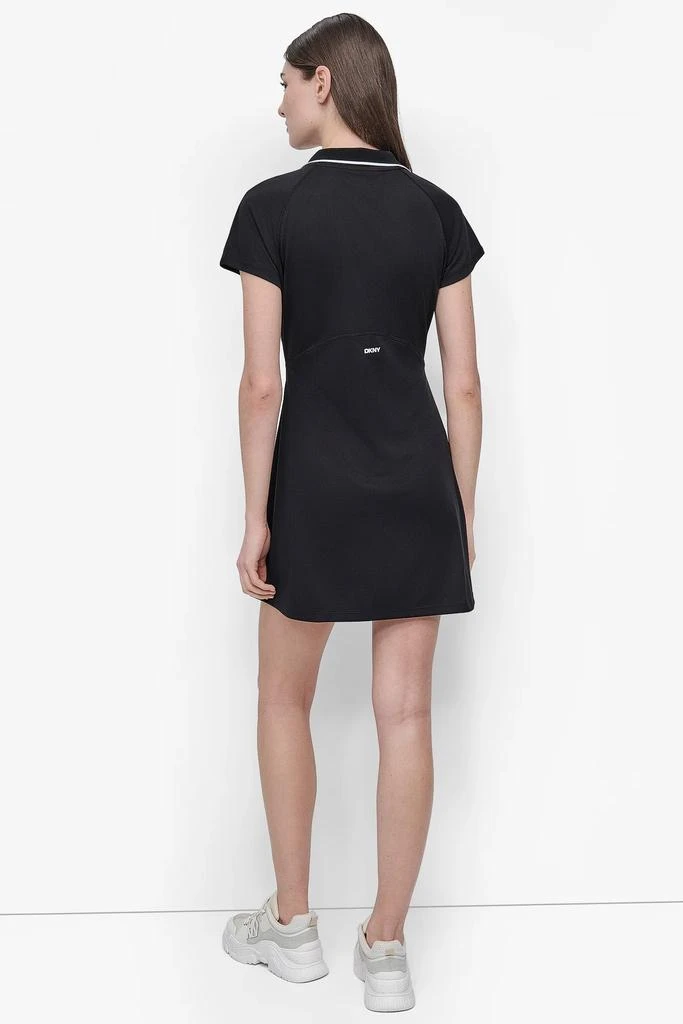 DKNY COURT PIQUE POLO DRESS WITH BUILT IN SHORTS 2