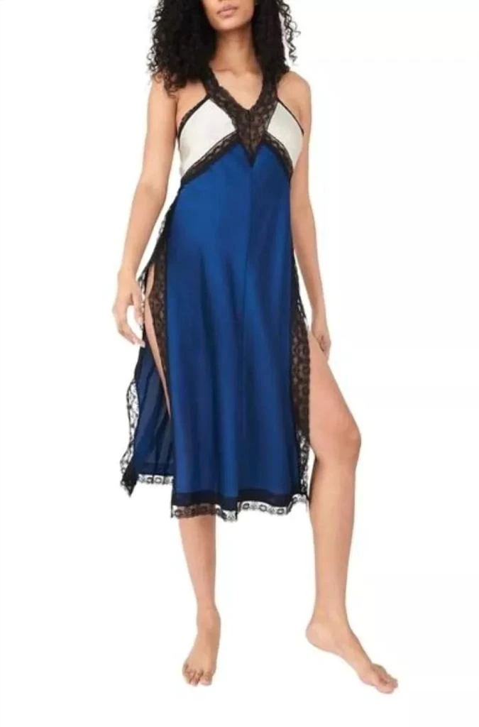 princess polly baby blue dress Free People Voila Lace Trapeze Slip Dress  Change Things Up