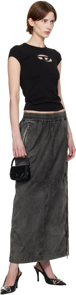 Diesel Black T-Angie T-Shirt 4