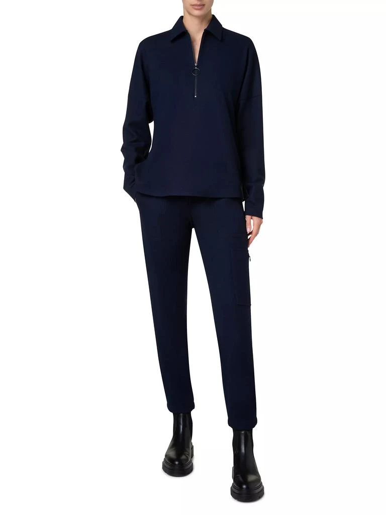 Akris Wool Jersey O-Ring Zip T-Shirt 2