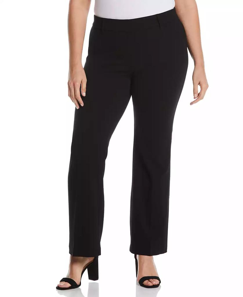 Rafaella Plus Size Stretch Crepe Classic Fit Pants