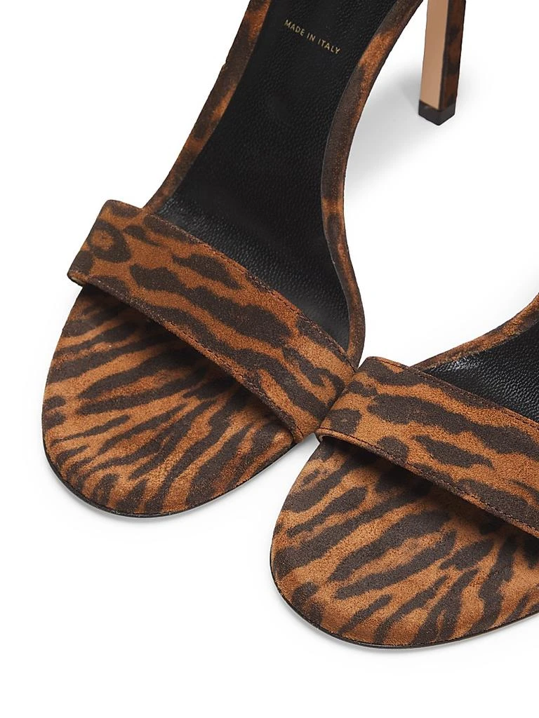 Tom Ford Ocelot Print Suede 105MM Padlock Sandals 2