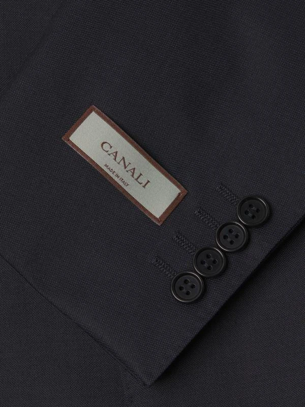 Canali Modern-Fit Solid Wool Two-Button Suit 4