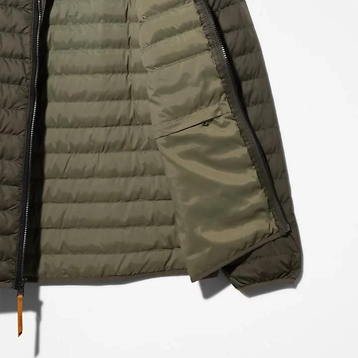 Timberland Axis Peak Packaway Jacket for Men in Dark Green 3