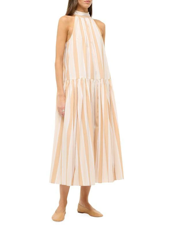 Staud Marlowe Striped Dress 3