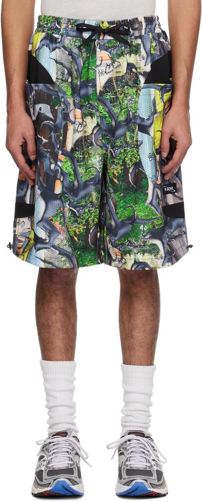 Perks and Mini Multicolor 'P.A.M.' Real Tree Mesh Shorts