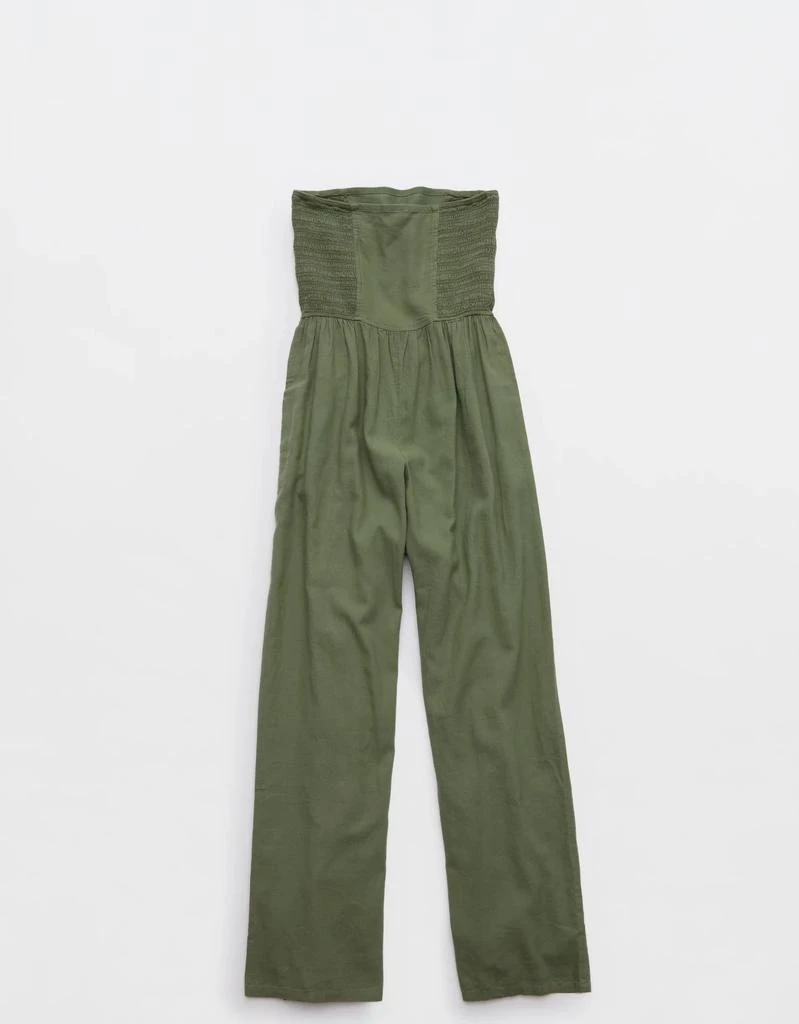 Aerie Aerie Strapless Smocked Jumpsuit 4