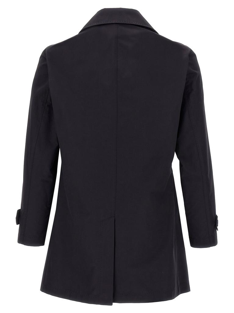 BARBA Barba Single Breasted Overcoat