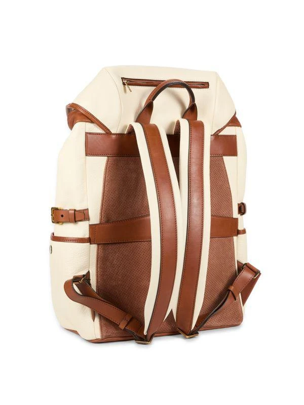 Brunello Cucinelli Leather Trim Backpack 4