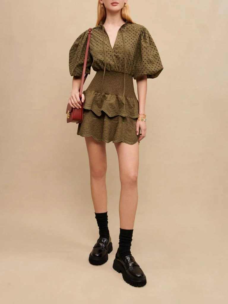 Maje Maje Woman's cotton Secondary fabric: Broderie anglaise mini dress for Spring/Summer 1