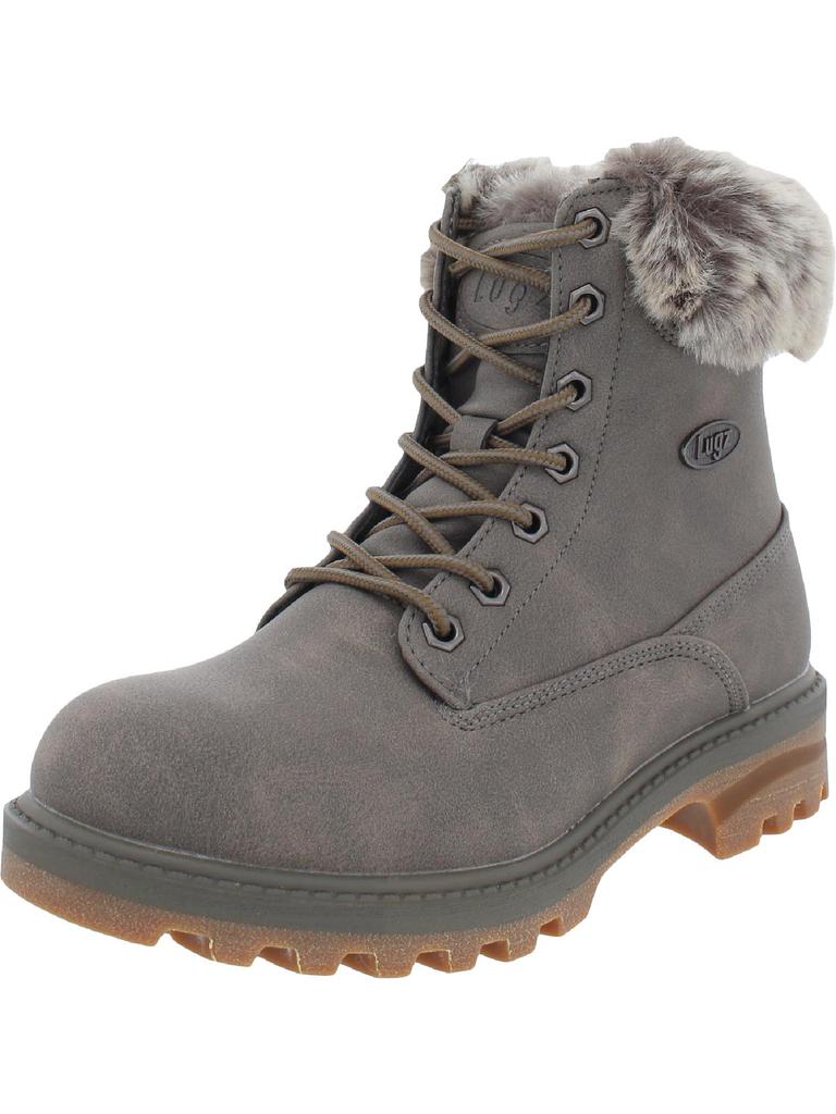 Lugz Empire Womens Memory Foam Faux Fur Winter Boots