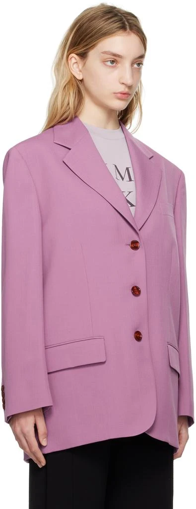 Acne Studios Pink Single-Breasted Blazer 2