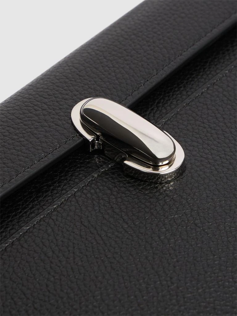 SAVETTE Symmetry Grained Leather Shoulder Bag 4