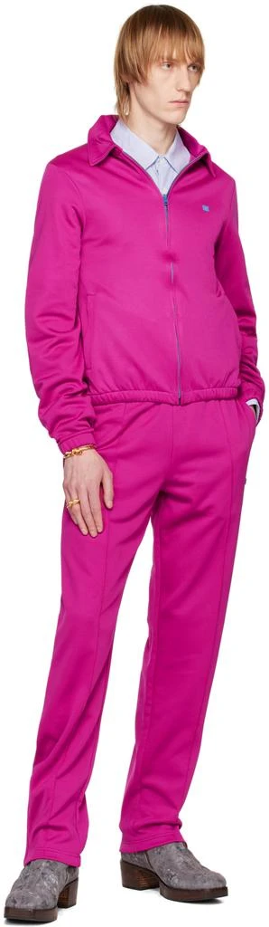 Acne Studios Pink Embroidered Track Jacket 4