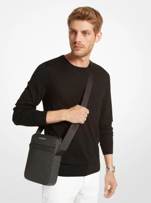 Michael Kors Cooper Signature Logo Flight Bag 3