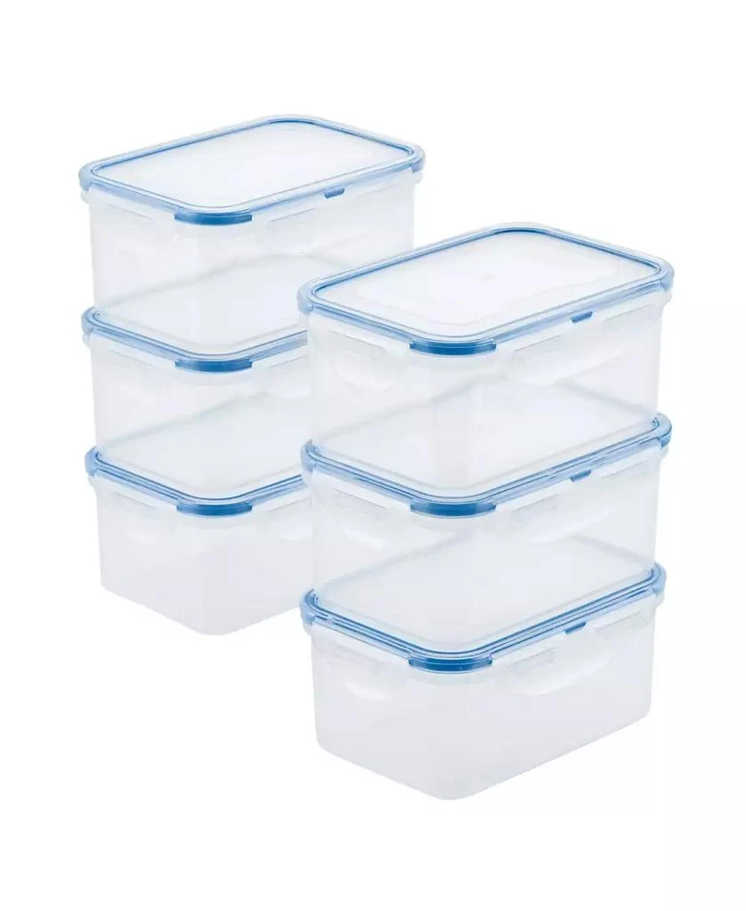 Lock & Lock Easy Essentials Rectangular 20-Oz. Food Storage Container, Set of 6 1