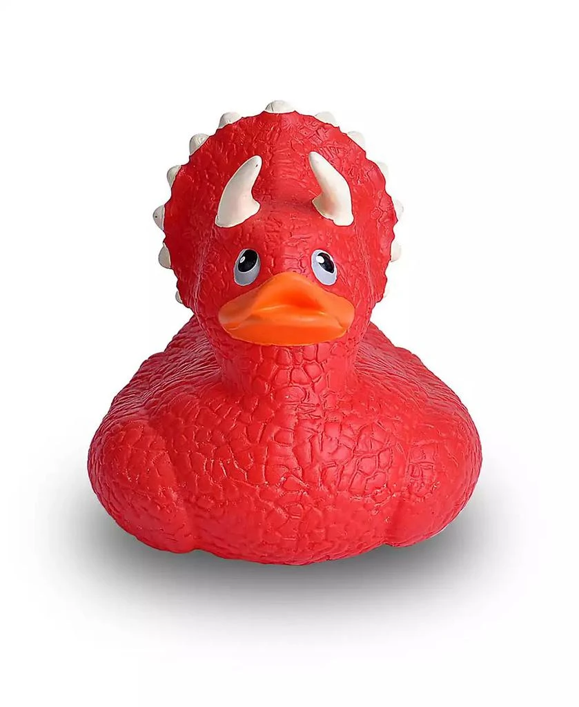 Wild Republic Rubber Duck Triceratops Figurines 3