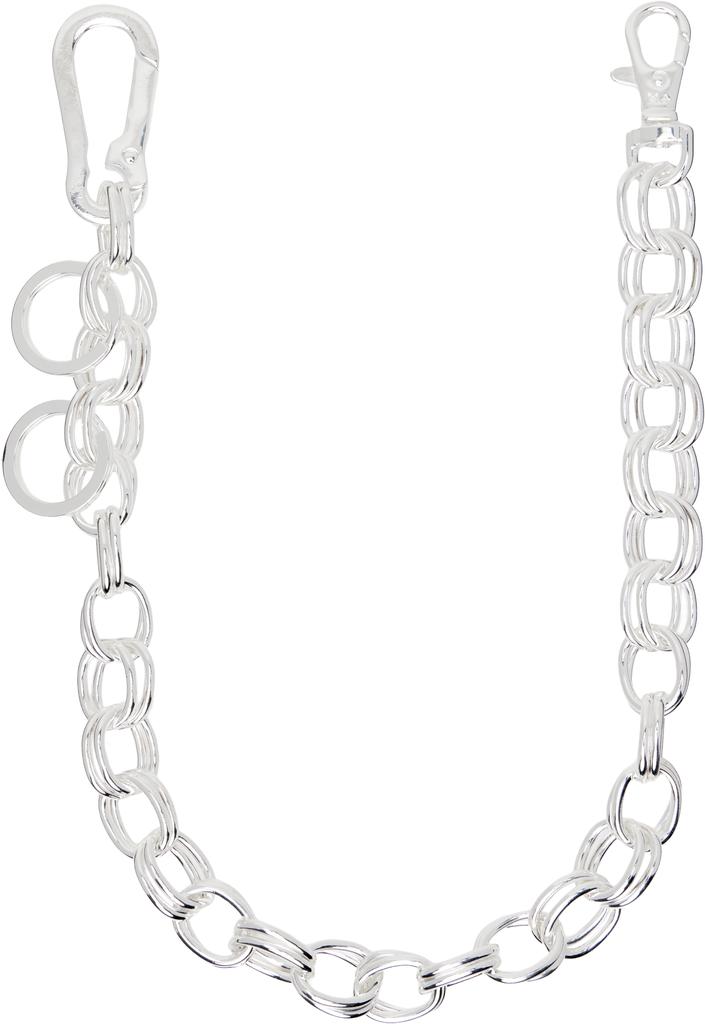 Martine Ali Silver Aria Wallet Chain Keychain