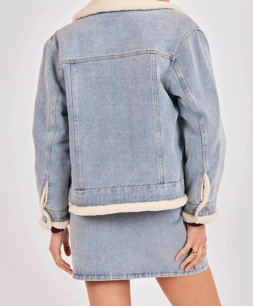 Sadie 
Sage Sadie 
Sage - Metropolis Denim Jacket With Faux Shearing 3
